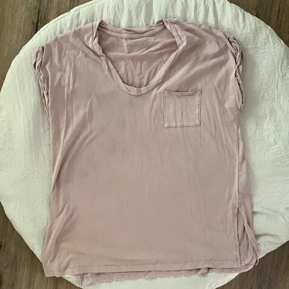 NWOT aerie rolled sleeve tee